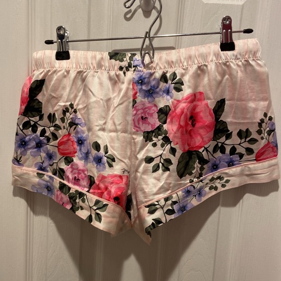 Victoria’s Secret Floral Vine Stripe Satin Sleep Shorts - Picture 7 of 15